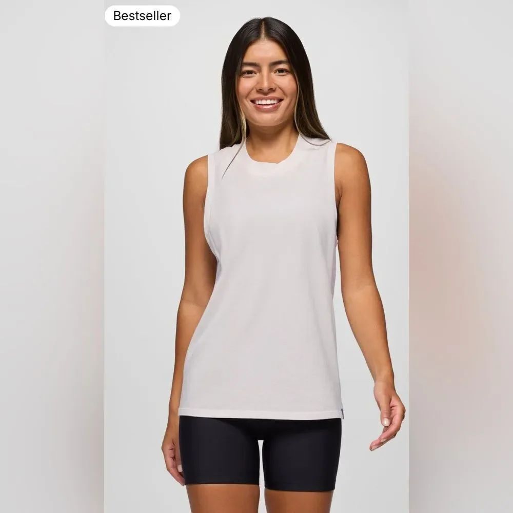 NWT PrAna Everyday Tank 100% Regenerative Organic Certified® Bronze Cotton